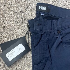 PAIGE Men's Dark Blue Chinos